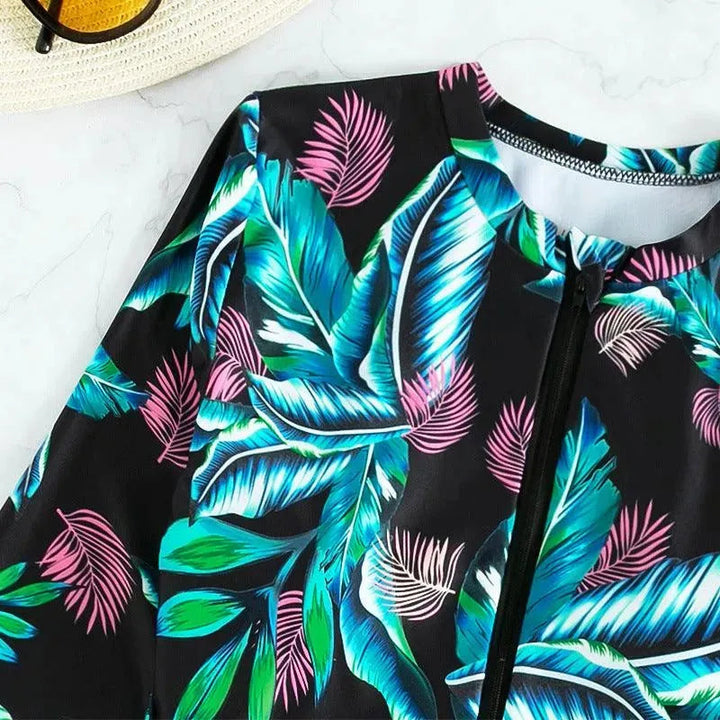 Levoire | Maillot de bain une pièce à manches longues pour femmes