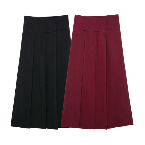 Levoire | Jupe midi longueur printemps vivante