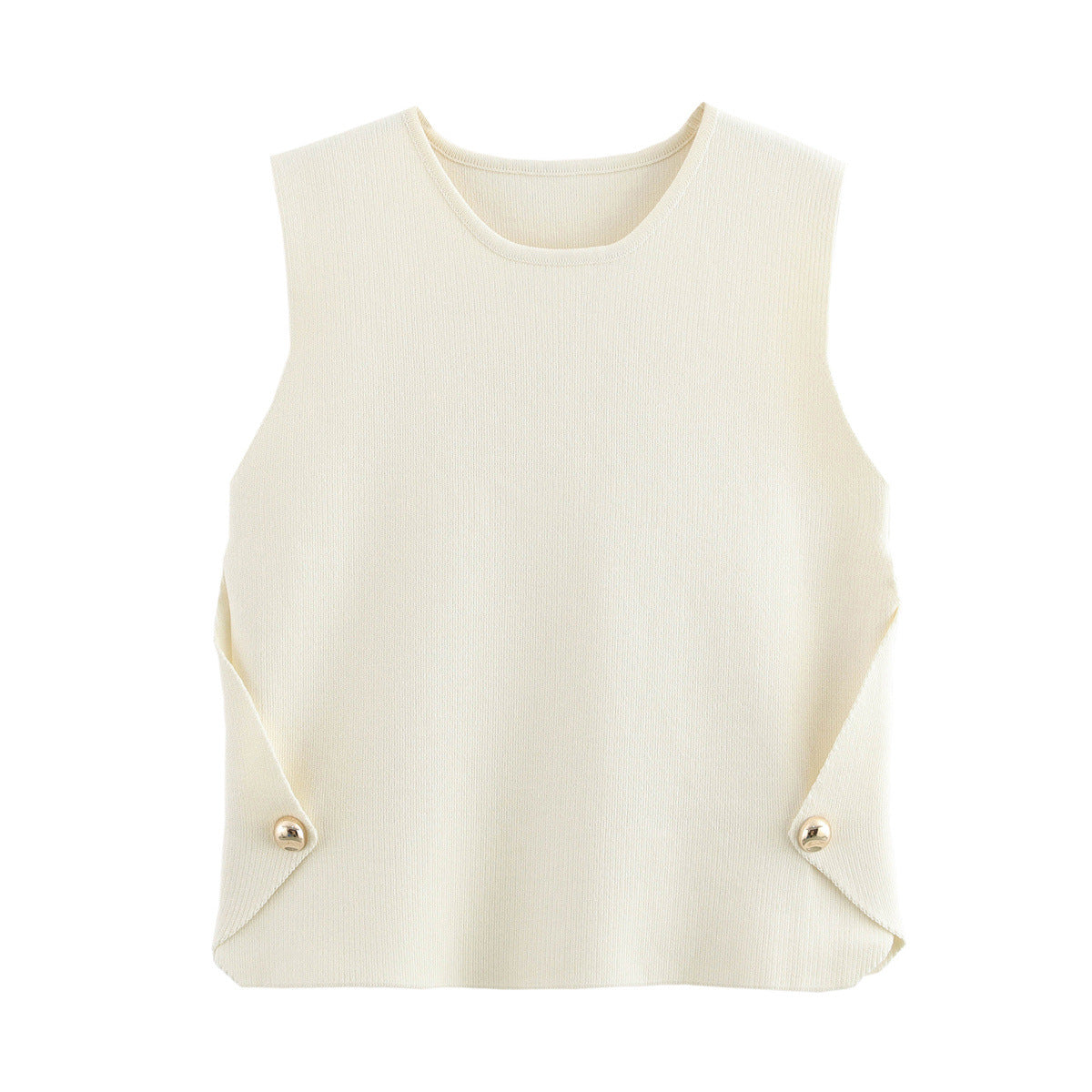 Levoire | Basic Printemps Débardeur Blanc