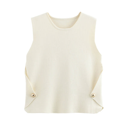 Levoire | Basic Printemps Débardeur Blanc