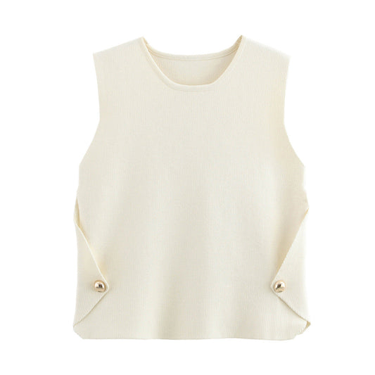 Levoire | Basic Printemps Débardeur Blanc