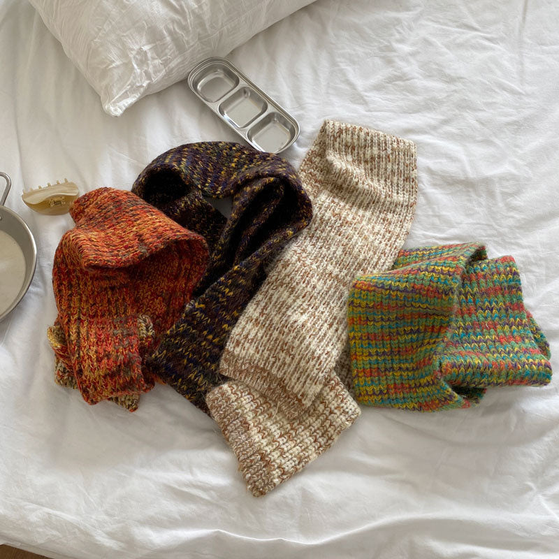 Levoire | Écharpe Tricotée Chaude Vintage