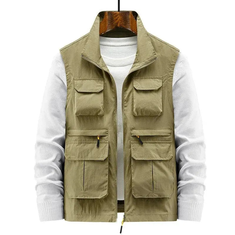 Levoire | Couche intermédiaire sans manches multifunctionnelle Khaki