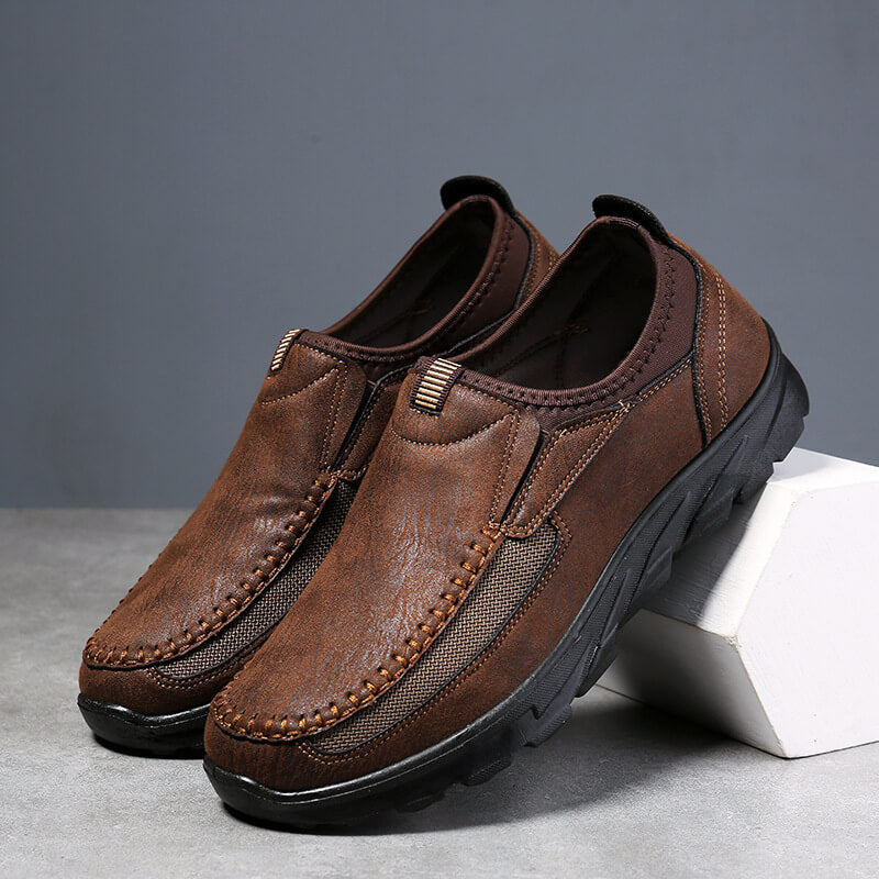 Levoire | Bottes de Cheville Antidérapantes Confortables Marron foncé