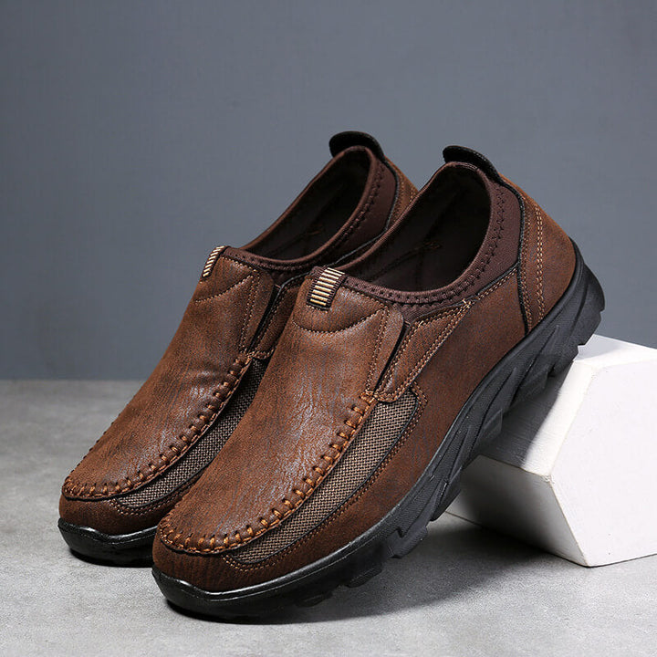 Levoire | Bottes de Cheville Antidérapantes Confortables Marron foncé