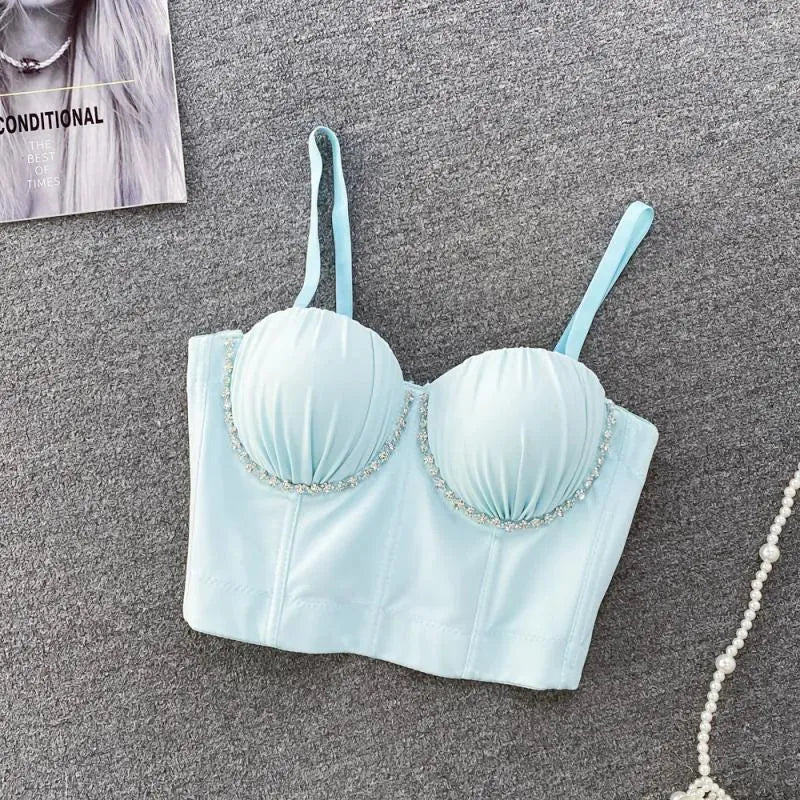 Levoire | Chemises d'été courtes pour femmes Bleu Taille libre