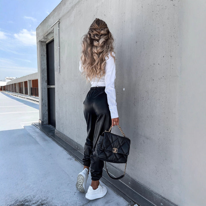 Pantalons de jogging confortables pour femmes avec taille élastique et poches pratiques Levoire