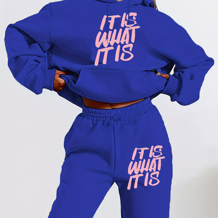 Ensemble de survêtement pour femmes avec impression élégante et coupe décontractée Levoire