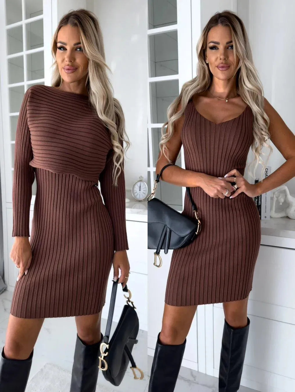 Levoire | Completo Femme 2 pièces Marron foncé