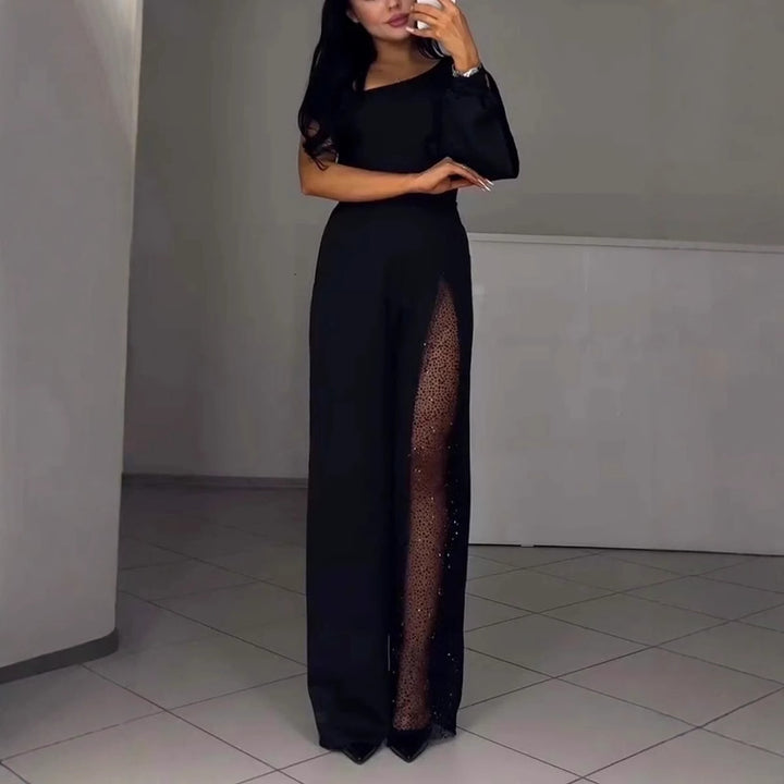 Combinaison élégante pour femme avec des détails de transparence excitants Levoire