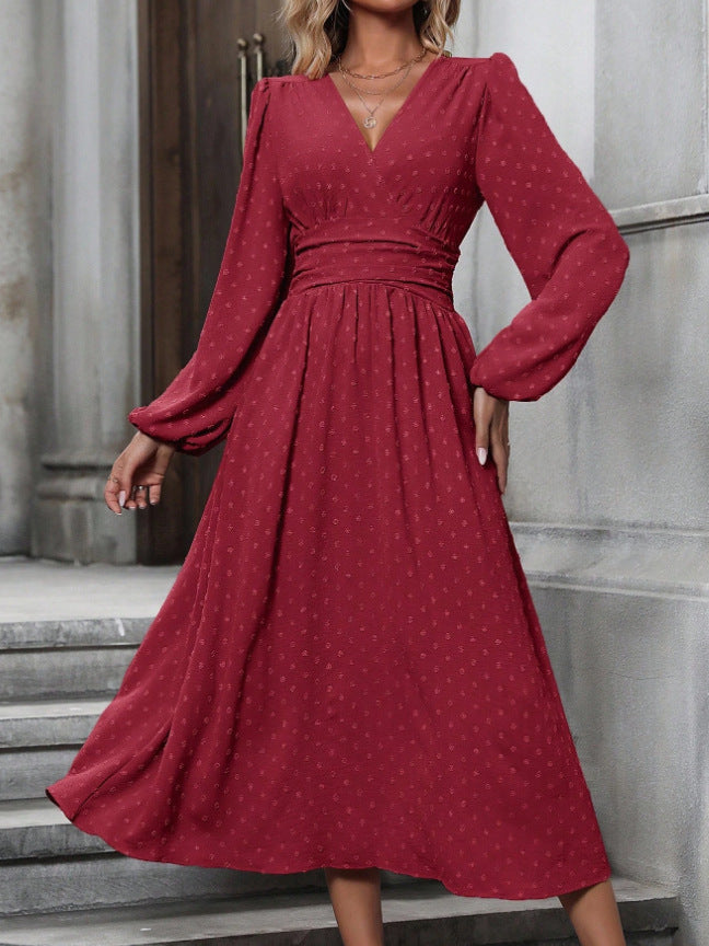 Robe maxi pour femmes avec un look enveloppant élégant Levoire