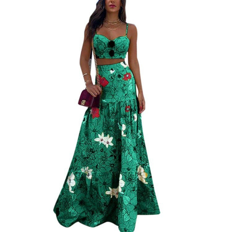 Levoire | Trendikeless Jupe Longue Vert
