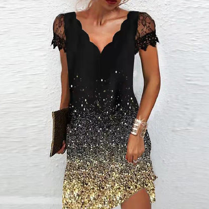 Levoire | Robe top Pittitop à encolure V tendance 8# Or