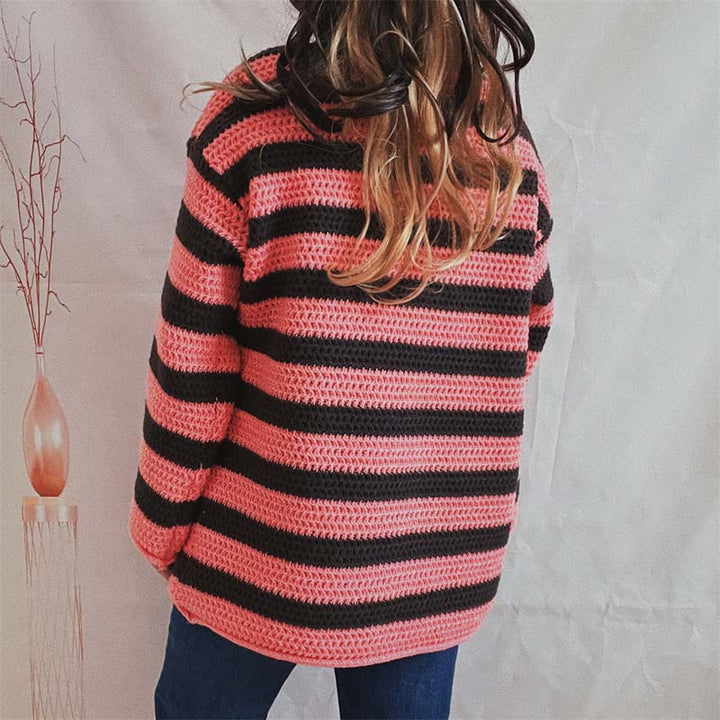Levoire | En Tricot Rayé Décontracté