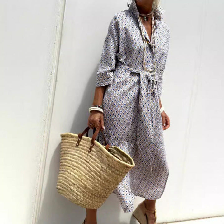 Levoire | Robe chemise courte à col pour l'automne