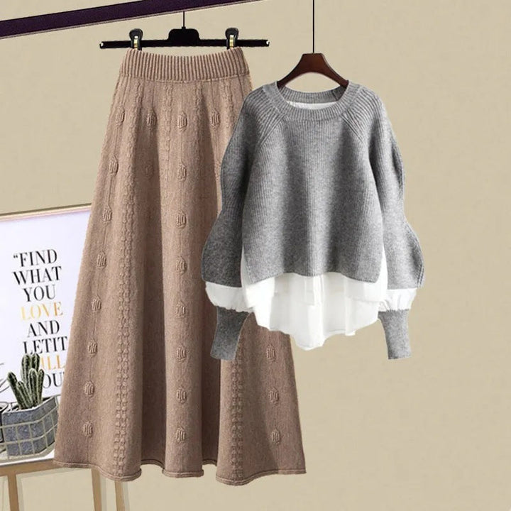 Levoire | Série De Confort Vêtements De Jour Et Robe Gris - Marron