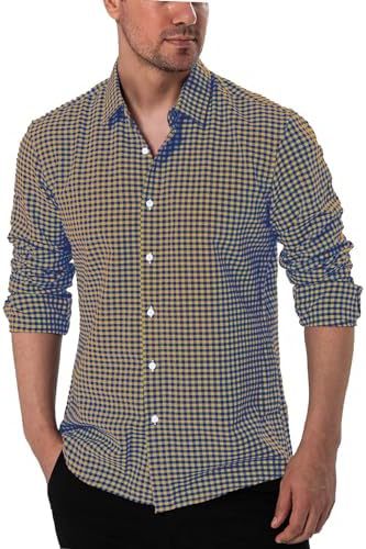 Levoire | Chemise Carreaux Manches Longues Homme