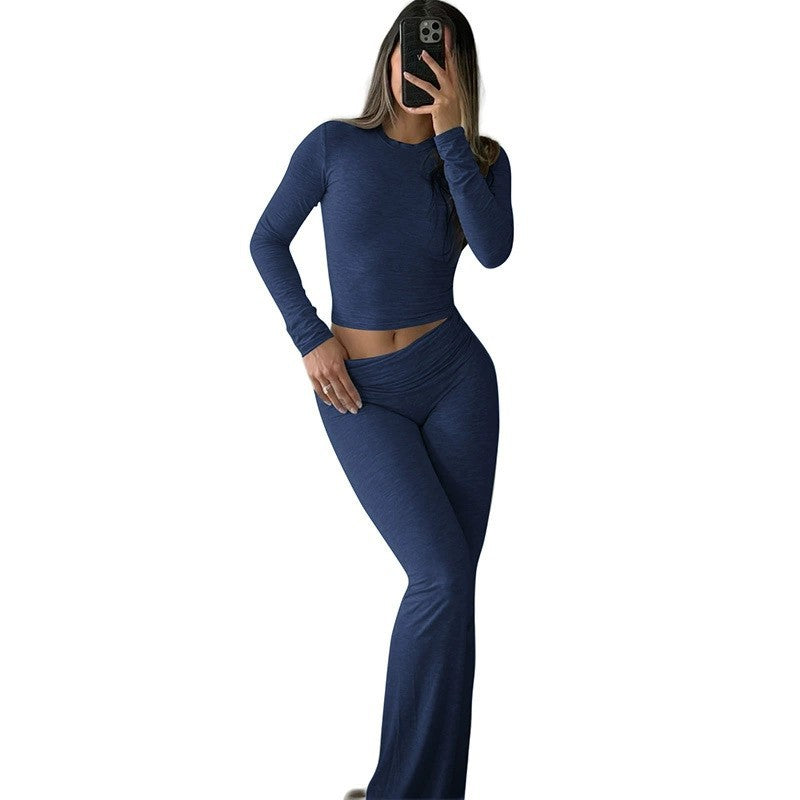 Levoire | Ensemble d'entraînement Décontracté Deux pièces Largeur de coupe Pantalon Ensemble Meriheinä