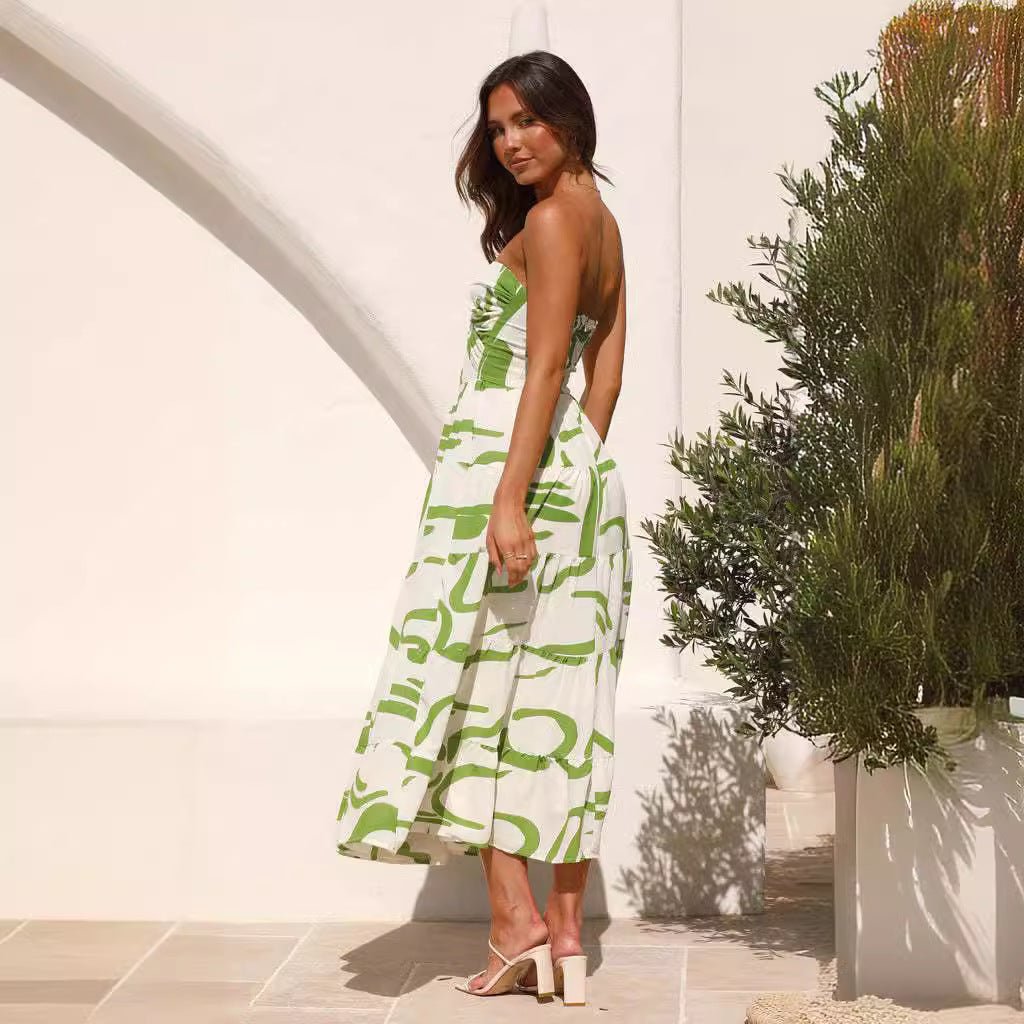 Robe maxi Femme avec drapés modernes et coupe décontractée Levoire