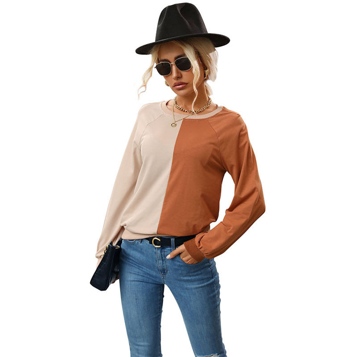 Sweat-shirt féminin à la mode avec un design tendance en color block Levoire