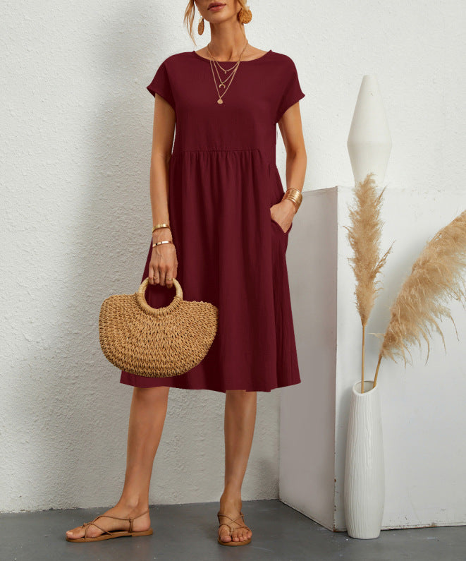 Levoire | A-ligne robe A-ligne robe Fabricant Rouge vin