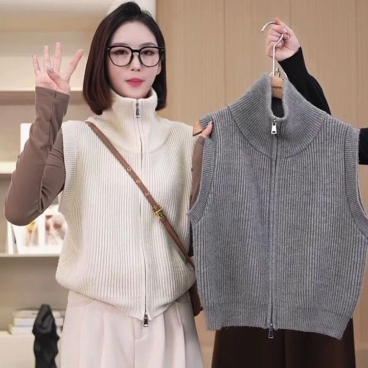 Levoire | Gilet En Maille Chaud Sans Manches