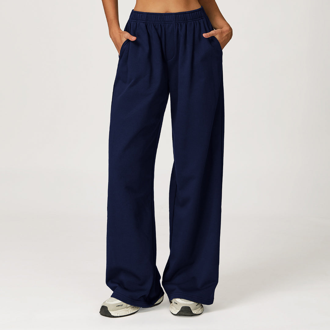 Pantalon décontracté pour femmes avec taille élastique et coupe ample Levoire