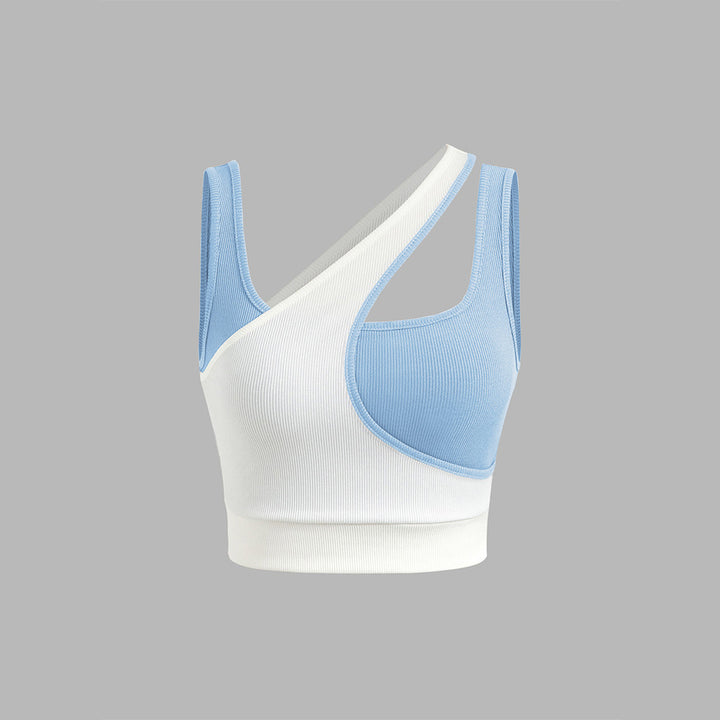 Buste de sport féminin avec design asymétrique et bretelles ajustables Levoire