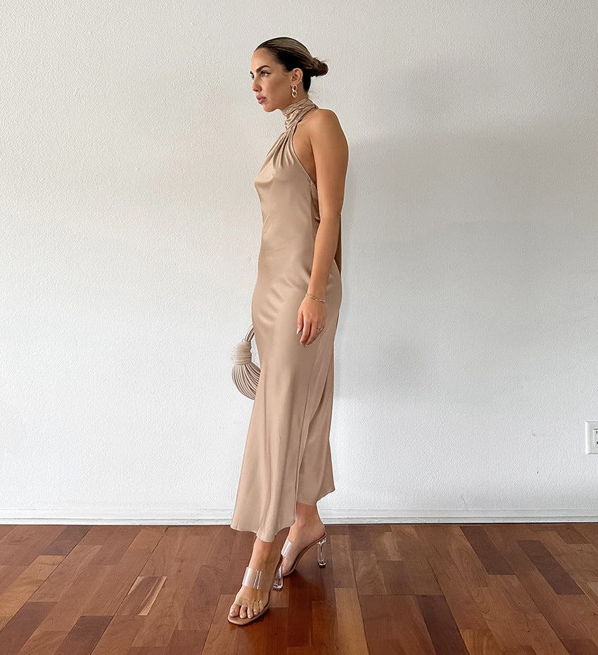 Levoire | Chic Élégant Robe Maxi À Bretelles