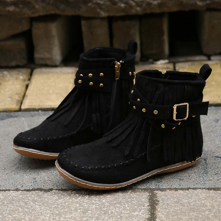 Levoire | Bottines Boho Avec Ornements Et Boucles Pour Femmes