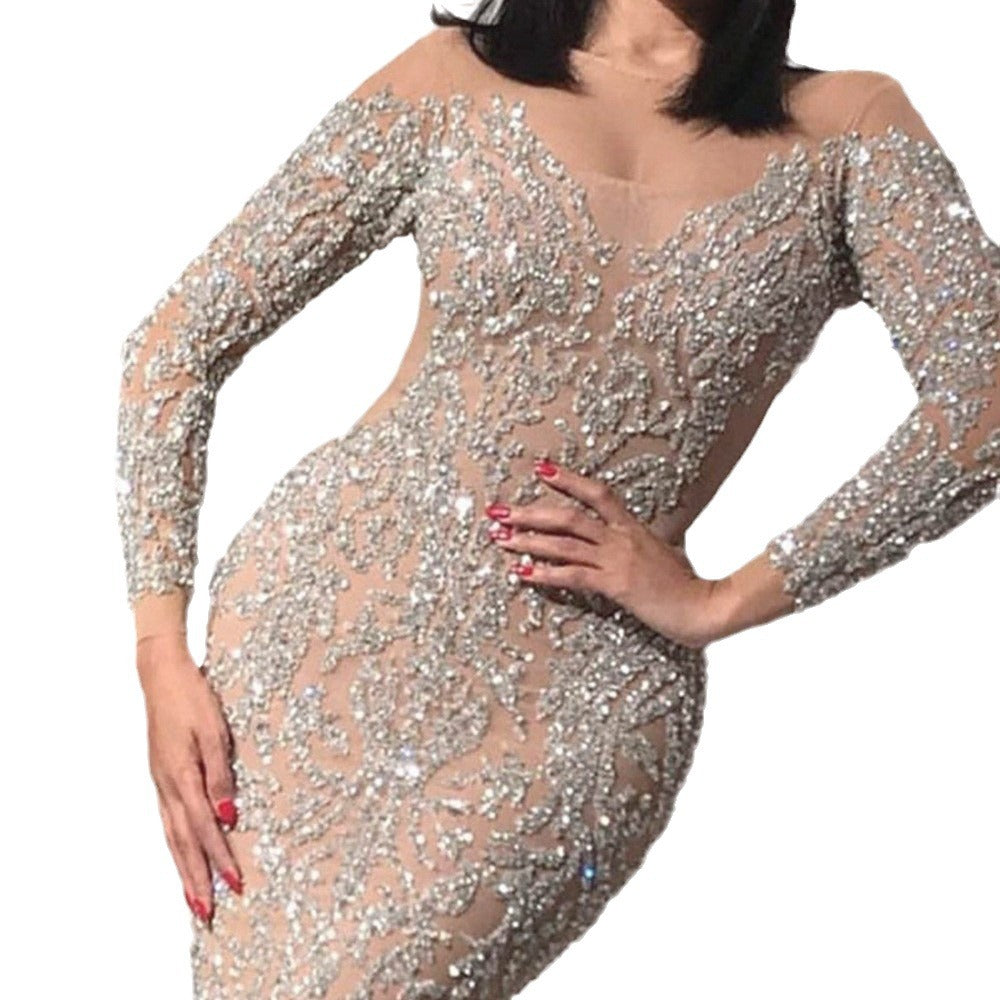 Levoire | H séduisante Slim Sexy Robe longue Robe de banque