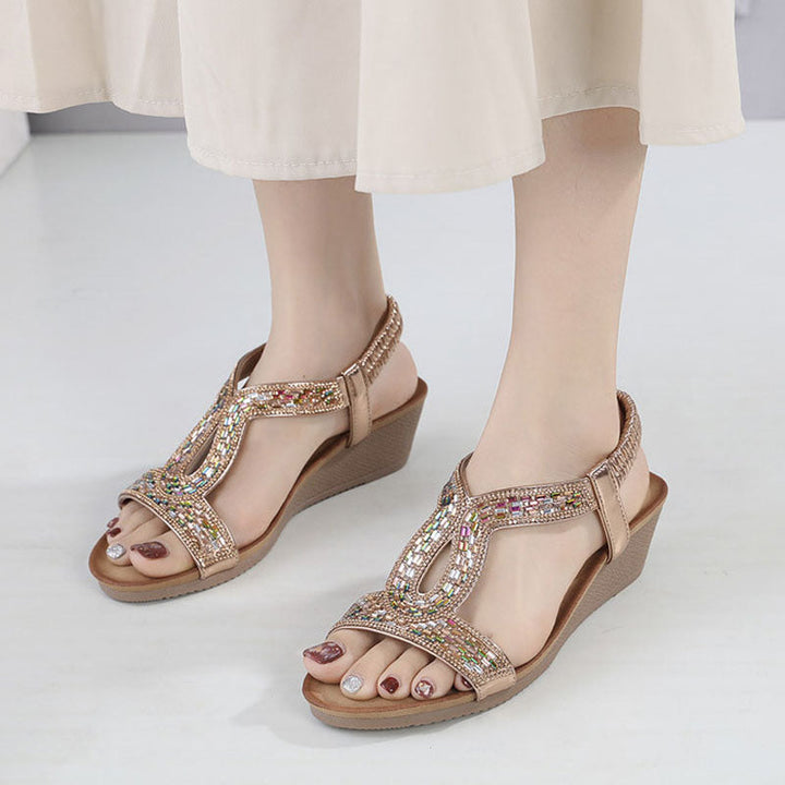 Levoire | Avec Talon Équilibré Décoré De Strass