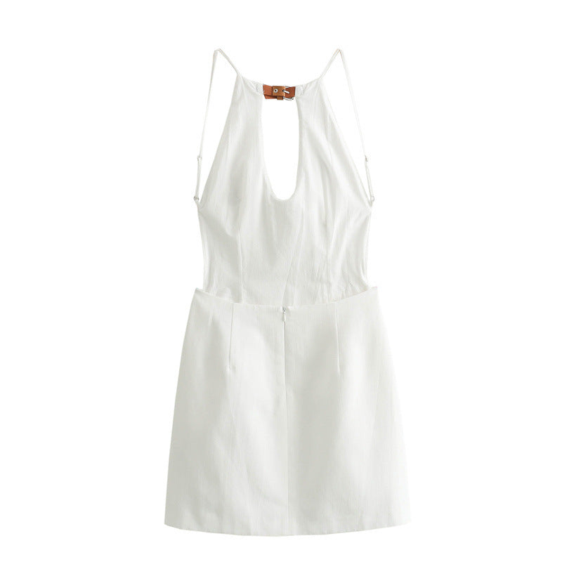 Levoire | Charmant haut d'été avec lien au dos robe Couleur