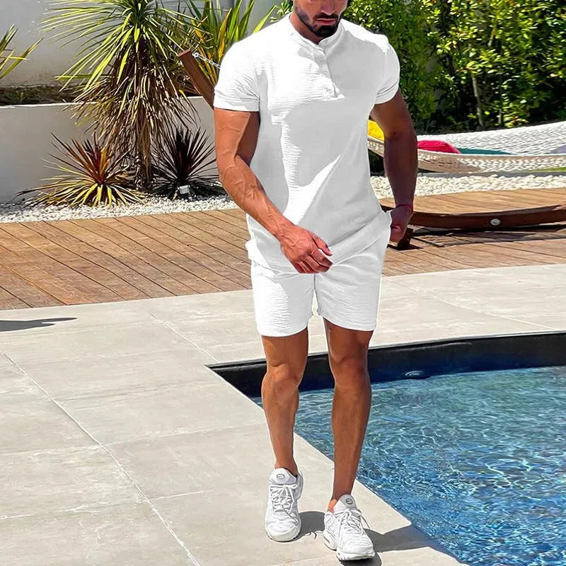 Levoire | Shorts pour hommes et hauts à manches courtes en deux pièces