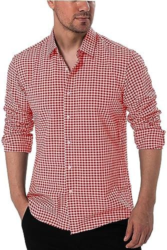 Levoire | Chemise Carreaux Manches Longues Homme