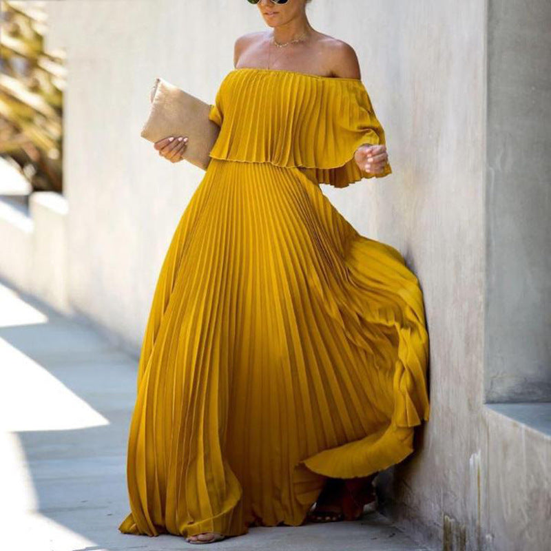 Levoire | Tenue de soirée charismatique Jaune