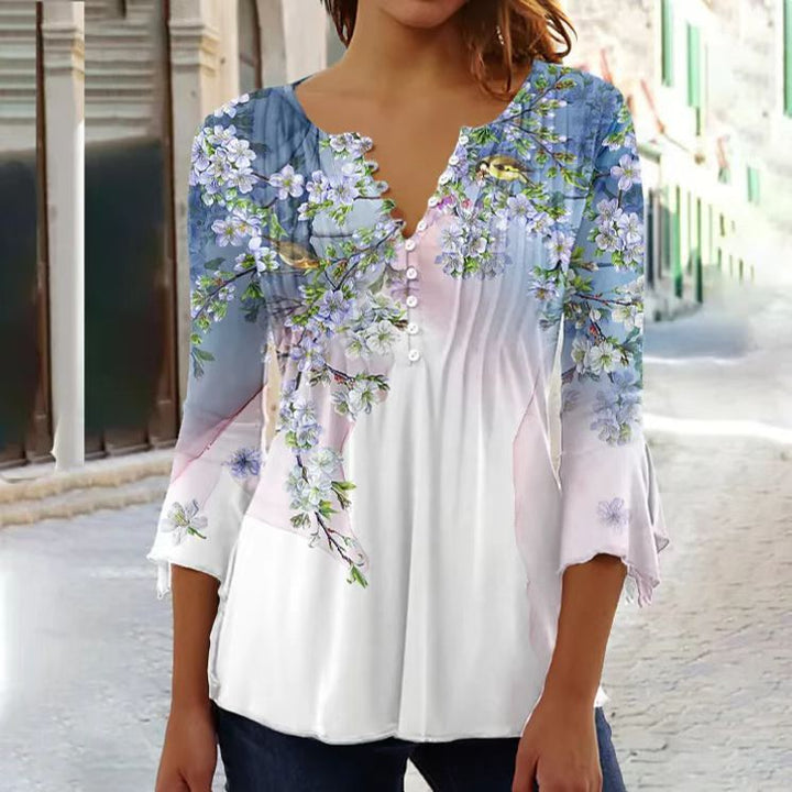 Levoire | Blouse Imprimée Avec Décolleté Élément 5