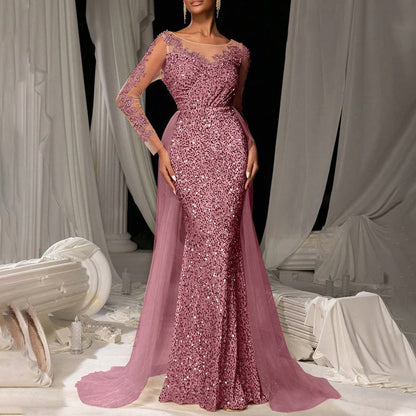 Levoire | Glamouröös Long Long Lamp Party Gown