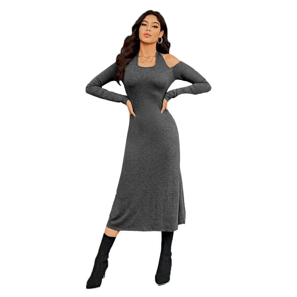 Robe maxi pour femmes avec une coupe chic et des détails découpés élégants Levoire