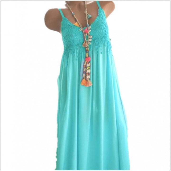 Levoire | Robe en dentelle sensuelle Vert clair