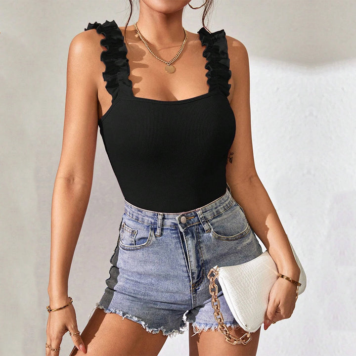 Maillot de bain femme avec des détails en volants et une coupe flatteuse Levoire