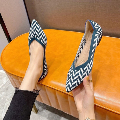 Levoire | Chaussures à enfiler pour femmes Rayures bleues