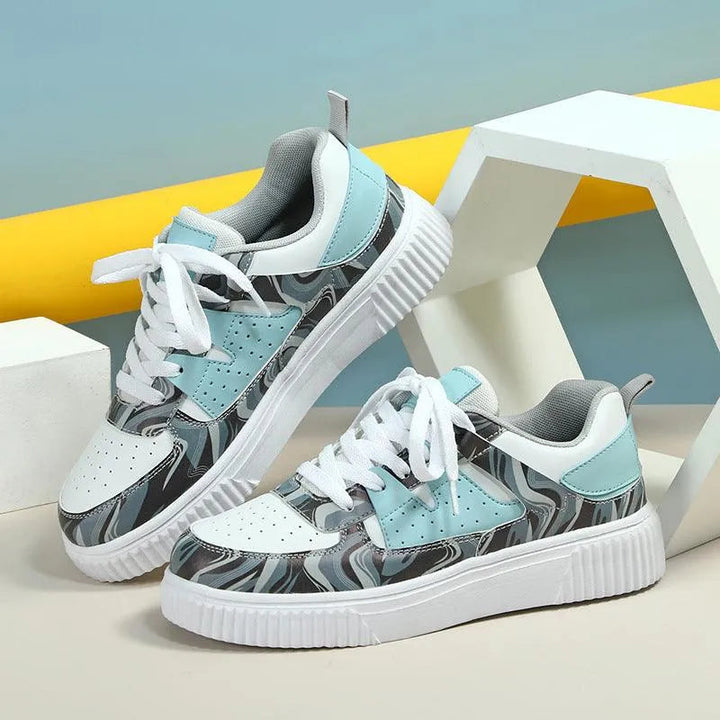Levoire | Chaussure de loisirs sportive respirante Camouflage blanc