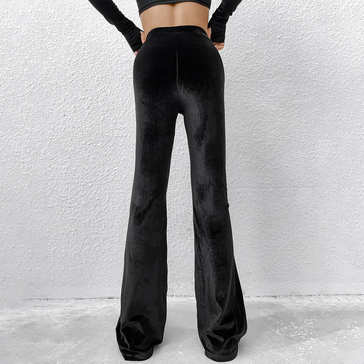 Pantalons évasés en velours pour femmes Levoire
