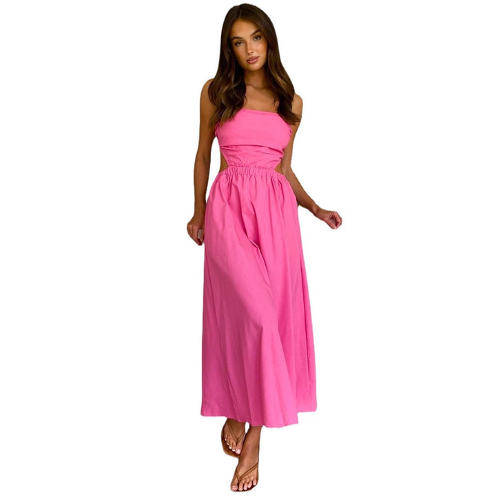 Robe maxi femme avec haut ajusté et taille élastique Levoire