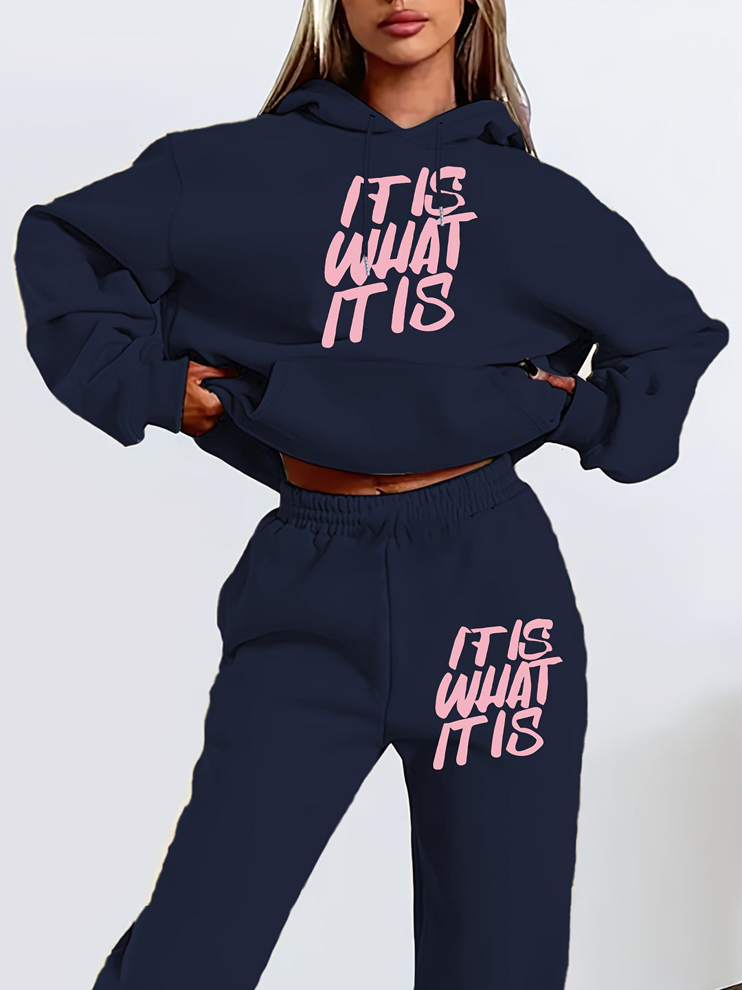 Ensemble de survêtement pour femmes avec impression élégante et coupe décontractée Levoire