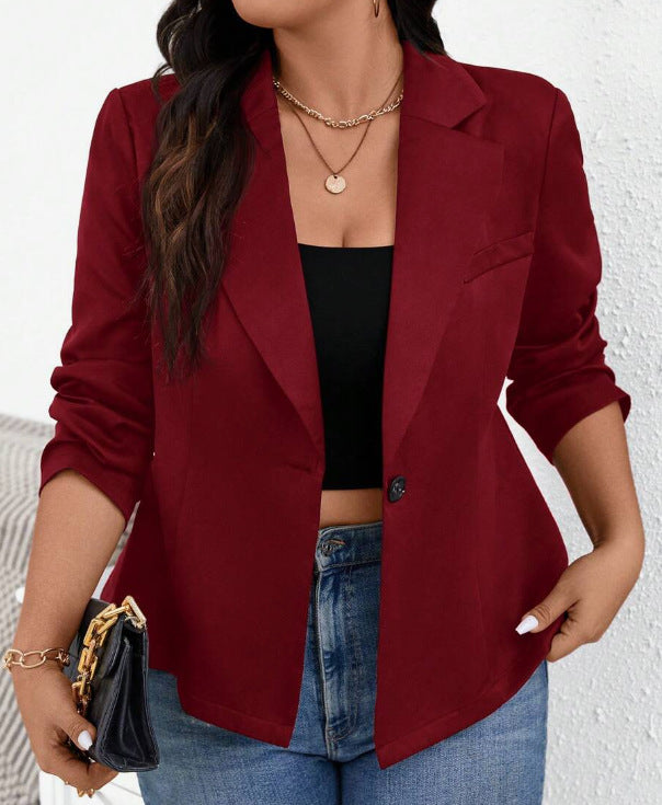 Blazer féminin à la mode en tissu texturé Levoire