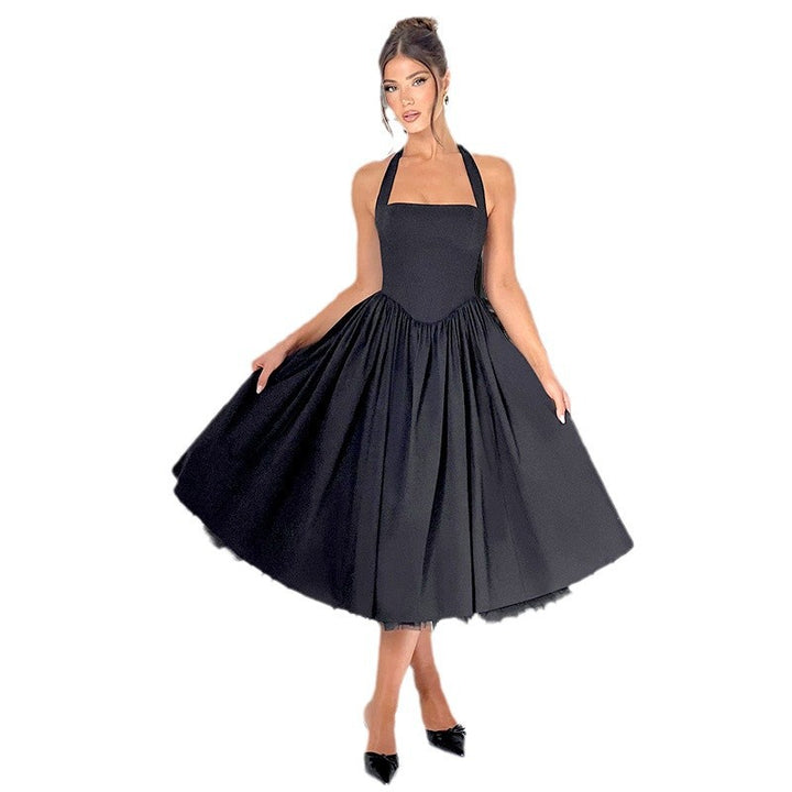 Robe de bal vintage pour femmes avec design décolleté et jupe volumineuse Levoire
