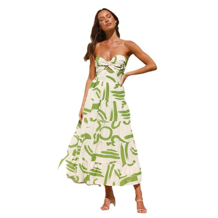 Robe maxi Femme avec drapés modernes et coupe décontractée Levoire