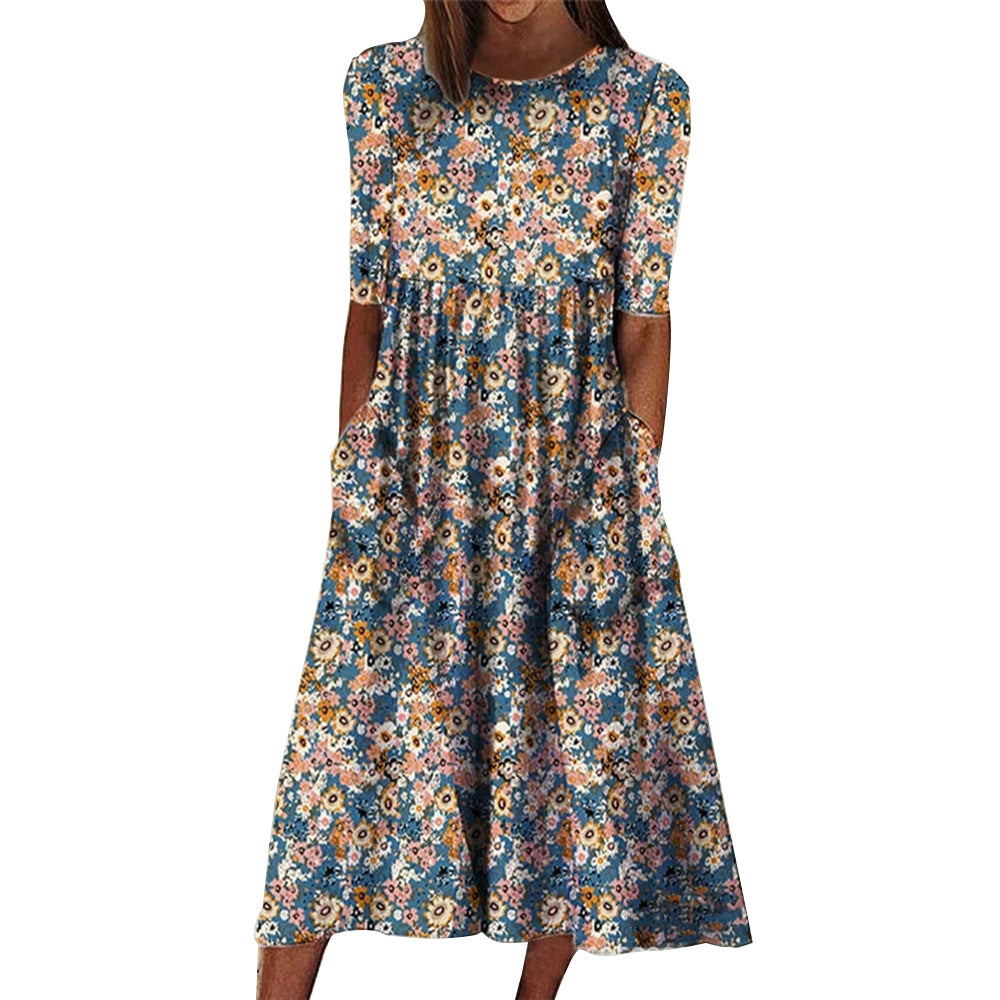 Levoire | Rento robe mi-longue ample avec poches